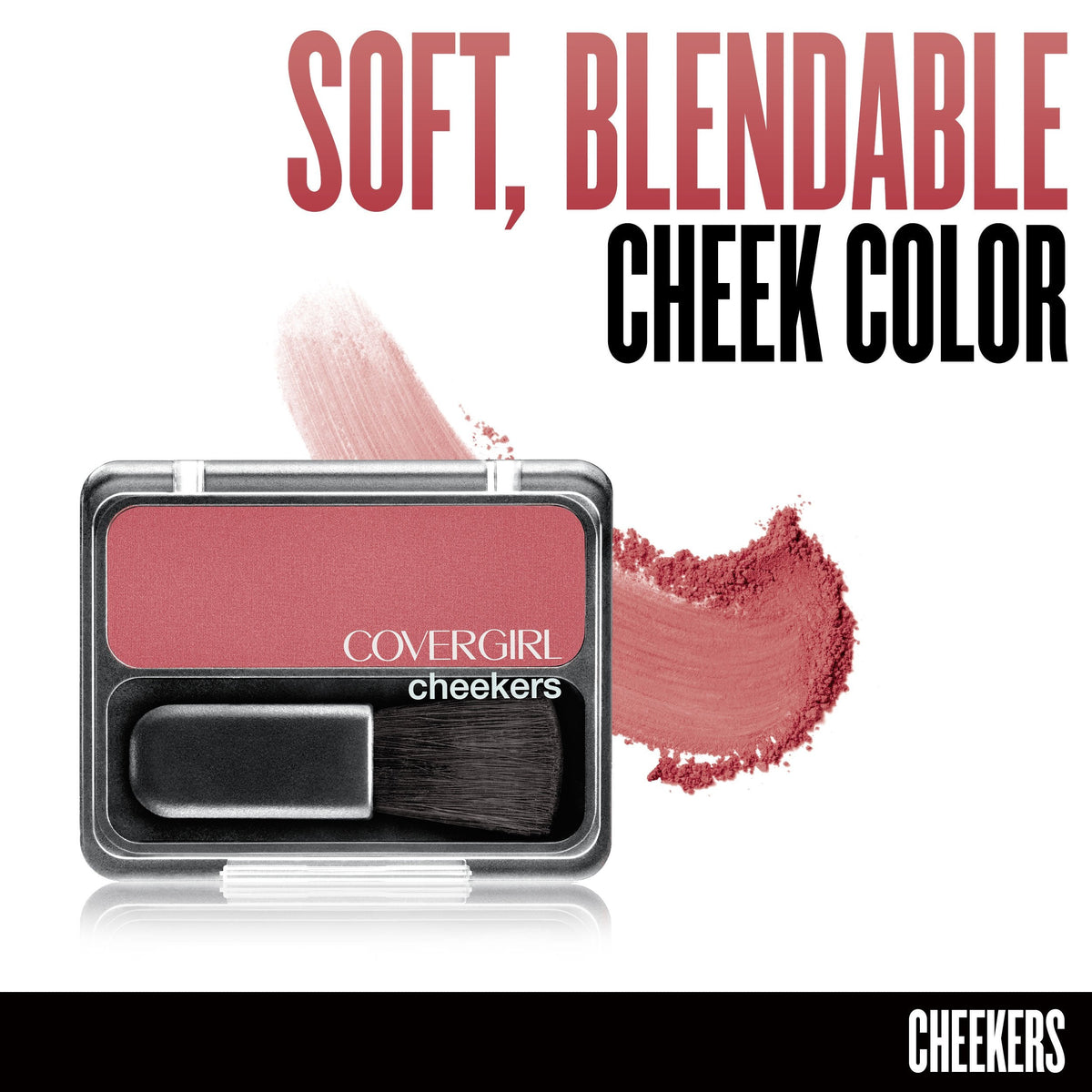 COVERGIRL Cheekers Blendable Powder Blush Rock 'n Rose, .12 oz (packaging may vary) Beauty & Personal Care COVERGIRL