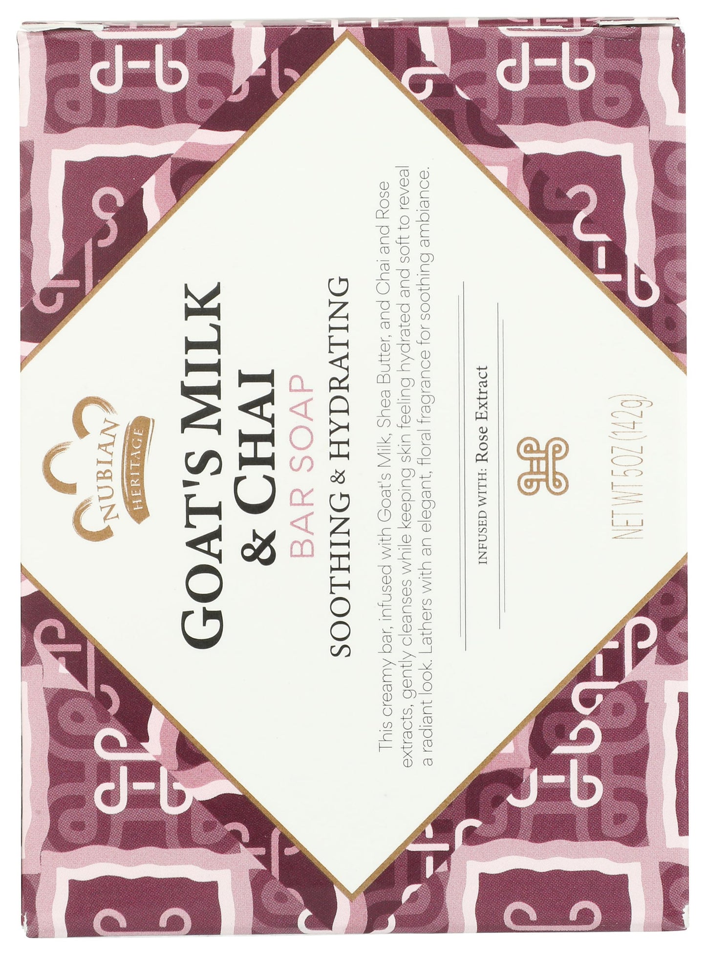 Nubian Heritage Soap Bar, Goats Milk and Chai, 5 Ounce Beauty & Personal Care Nubian Heritage