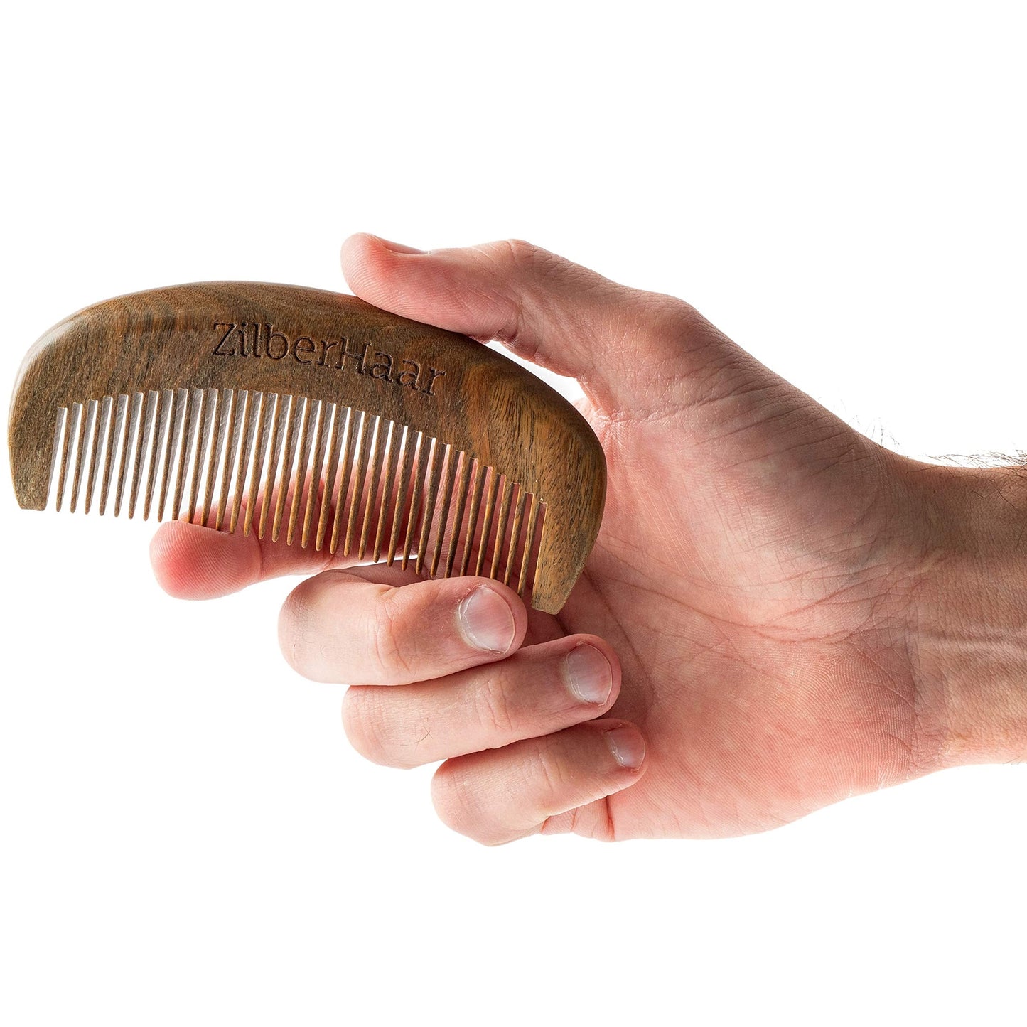 ZilberHaar Beard Comb - 100% Sandalwood - Essential Beard Care Accessory for Men - Hand Made Beauty & Personal Care ZilberHaar