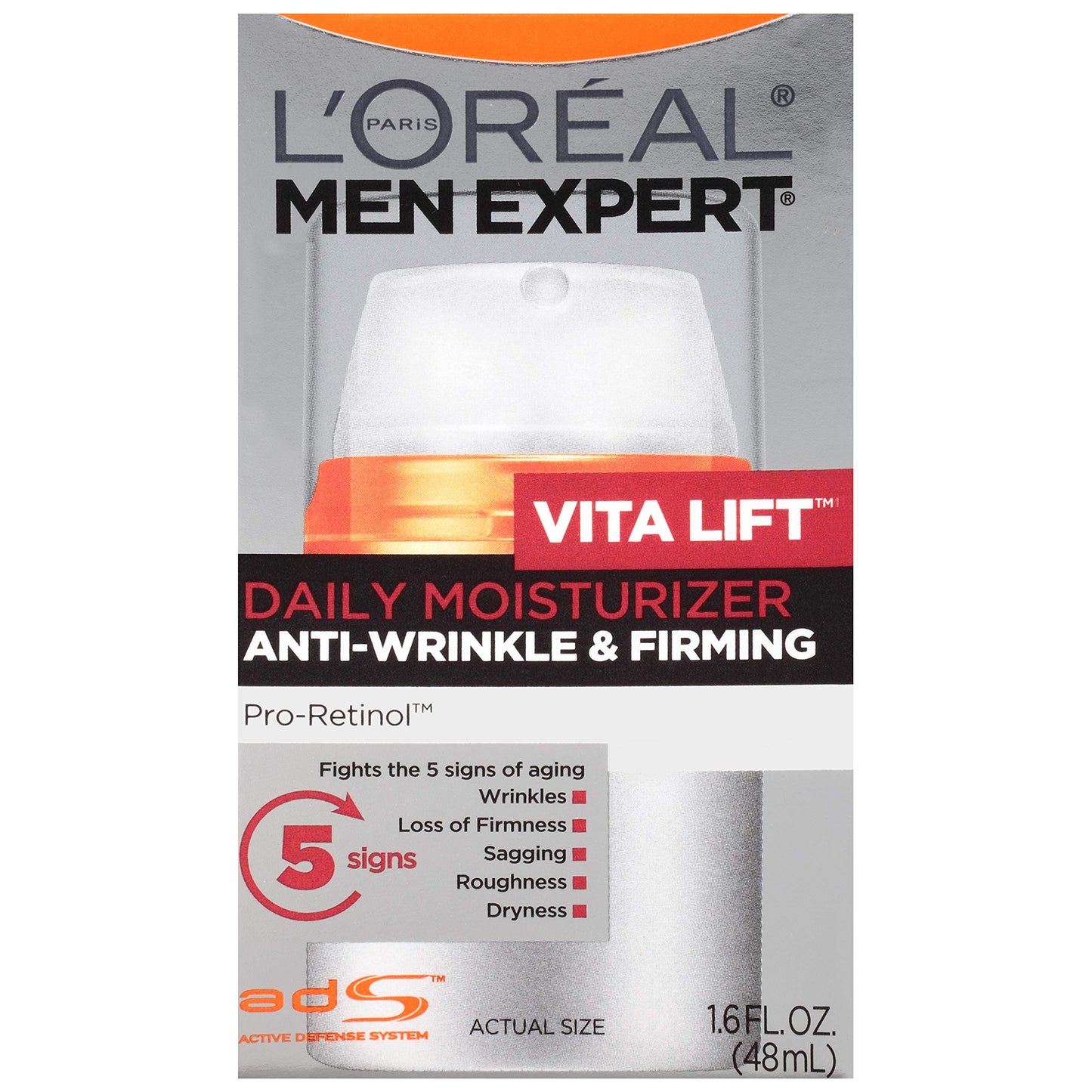 L'Oreal Paris Men Expert Vitalift Anti-Wrinkle & Firming Face Moisturizer with Pro-Retinol, 1.6 oz Beauty & Personal Care L'Oreal Paris