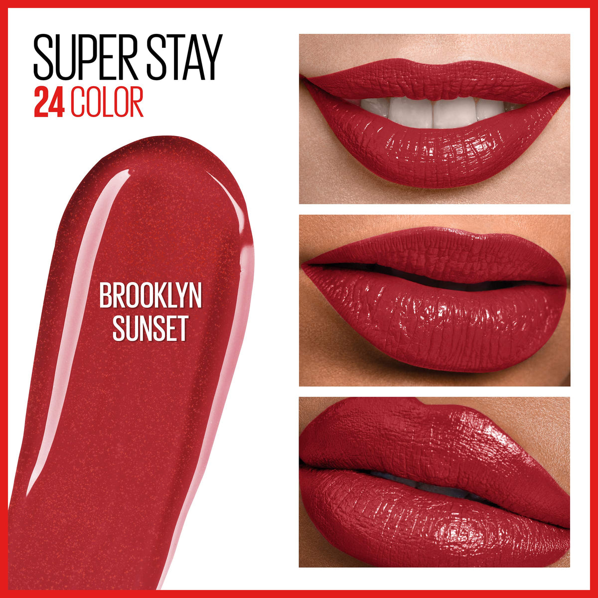 MAYBELLINE Super Stay 24 2-step Long Lasting Liquid Lipstick and Lip Balm, 925 Brooklyn Sunset, 1 count Beauty & Personal Care MAYBELLINE