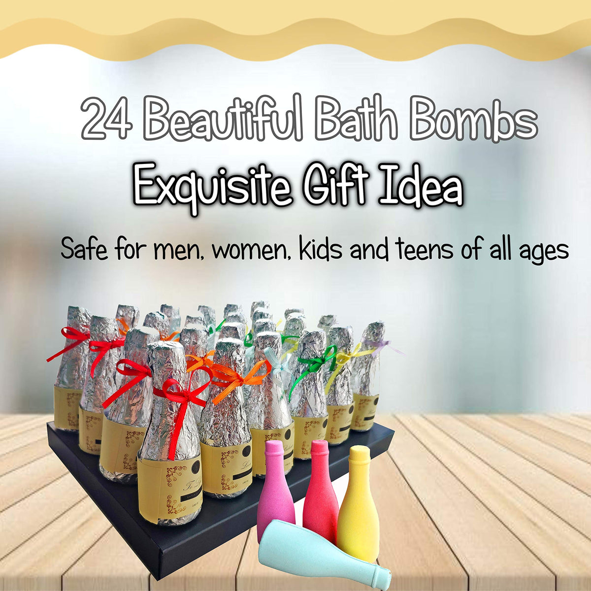 Bulk Organic Bath Bombs Gift Set. Wedding Favors & Party Favors for Adults. Dry Skin Moisturize Bath Balls Individually Wrapped Bath Bombs for Women… Beauty & Personal Care Purelis