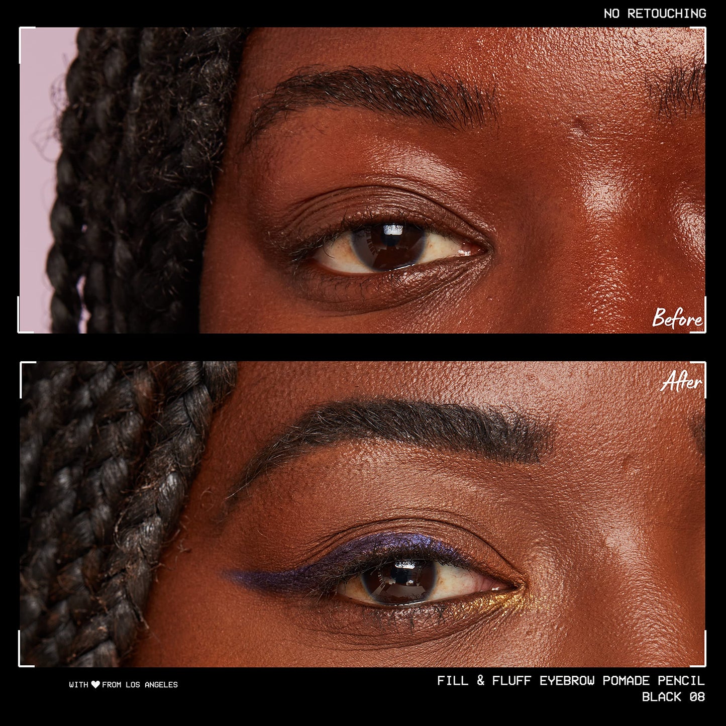 NYX PROFESSIONAL MAKEUP Fill & Fluff Eyebrow Pomade Pencil, Black Beauty & Personal Care NYX PROFESSIONAL MAKEUP