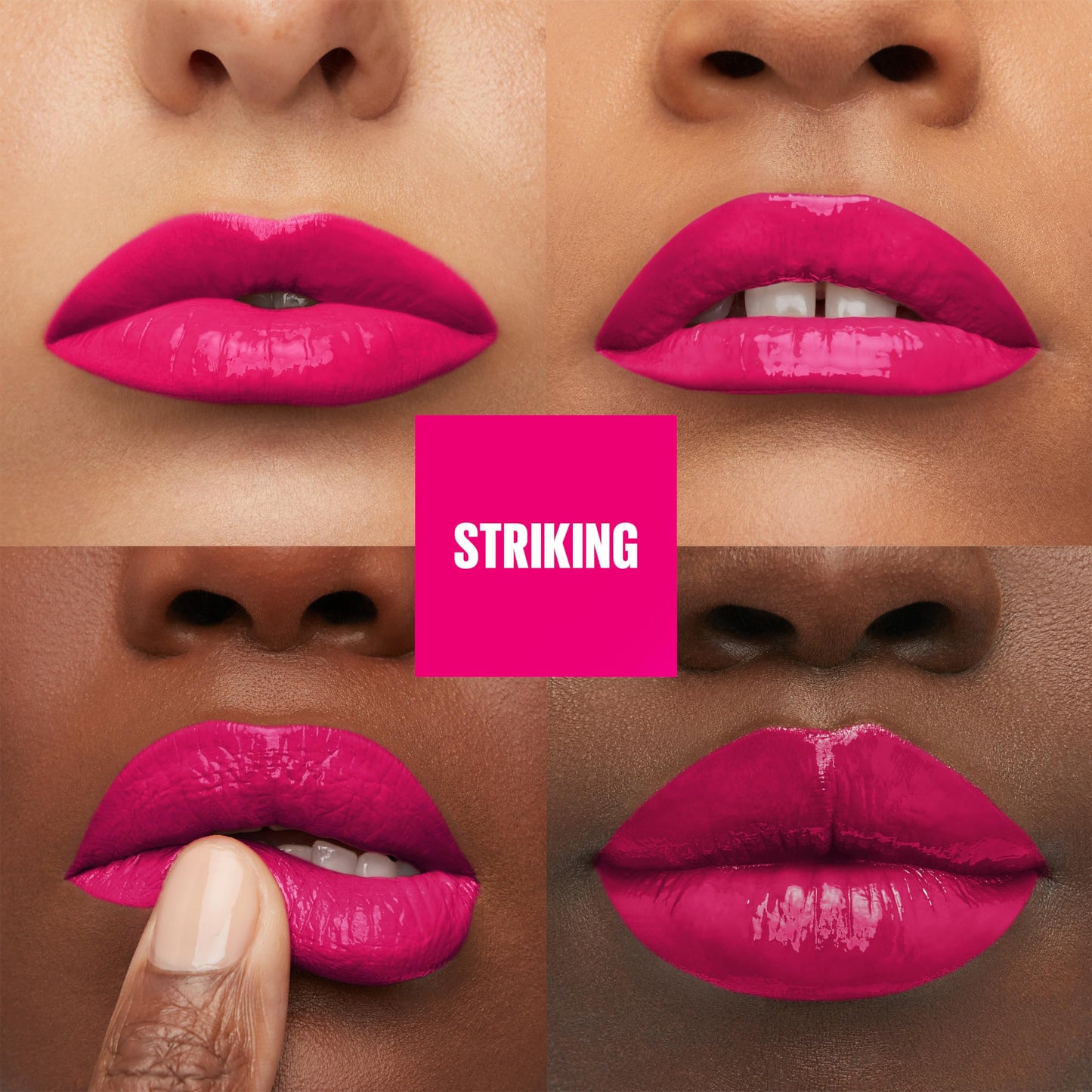MAYBELLINE Super Stay Vinyl Ink Longwear No-Budge Liquid Lipcolor Make Up, Highly Pigmented Color and Instant Shine, Striking, 1 Count Beauty & Personal Care MAYBELLINE