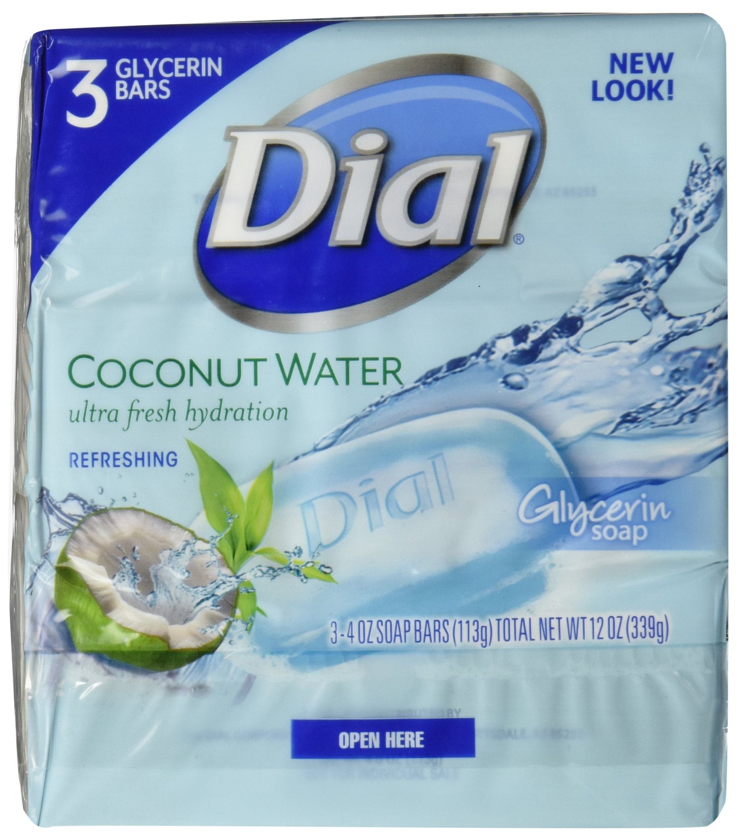 Dial Skin Care Bar Soap, Coconut Water, 4 Ounce (Pack of 3) Beauty & Personal Care Dial