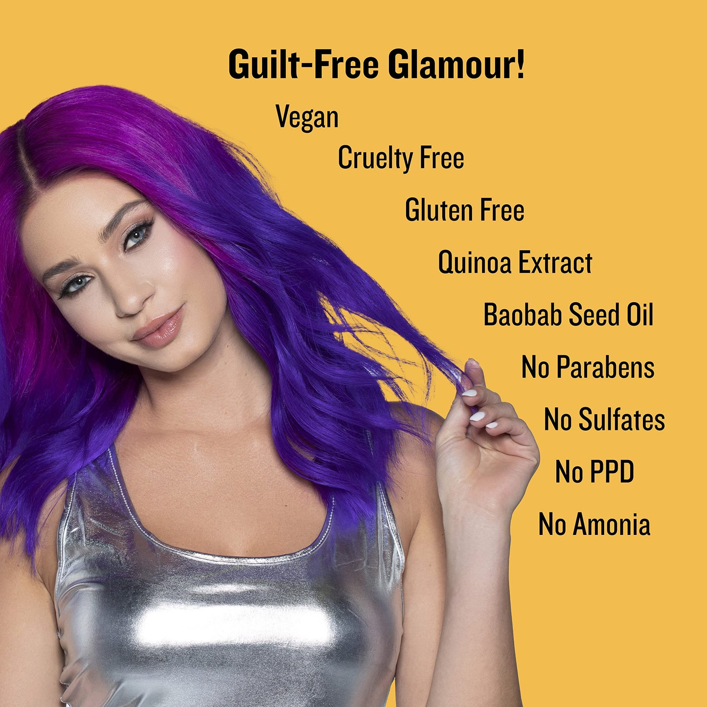 Splat Ombre Rain | Original Complete Kit | Blue & Purple Hair Color | Vegan & Cruelty Free Beauty & Personal Care Splat