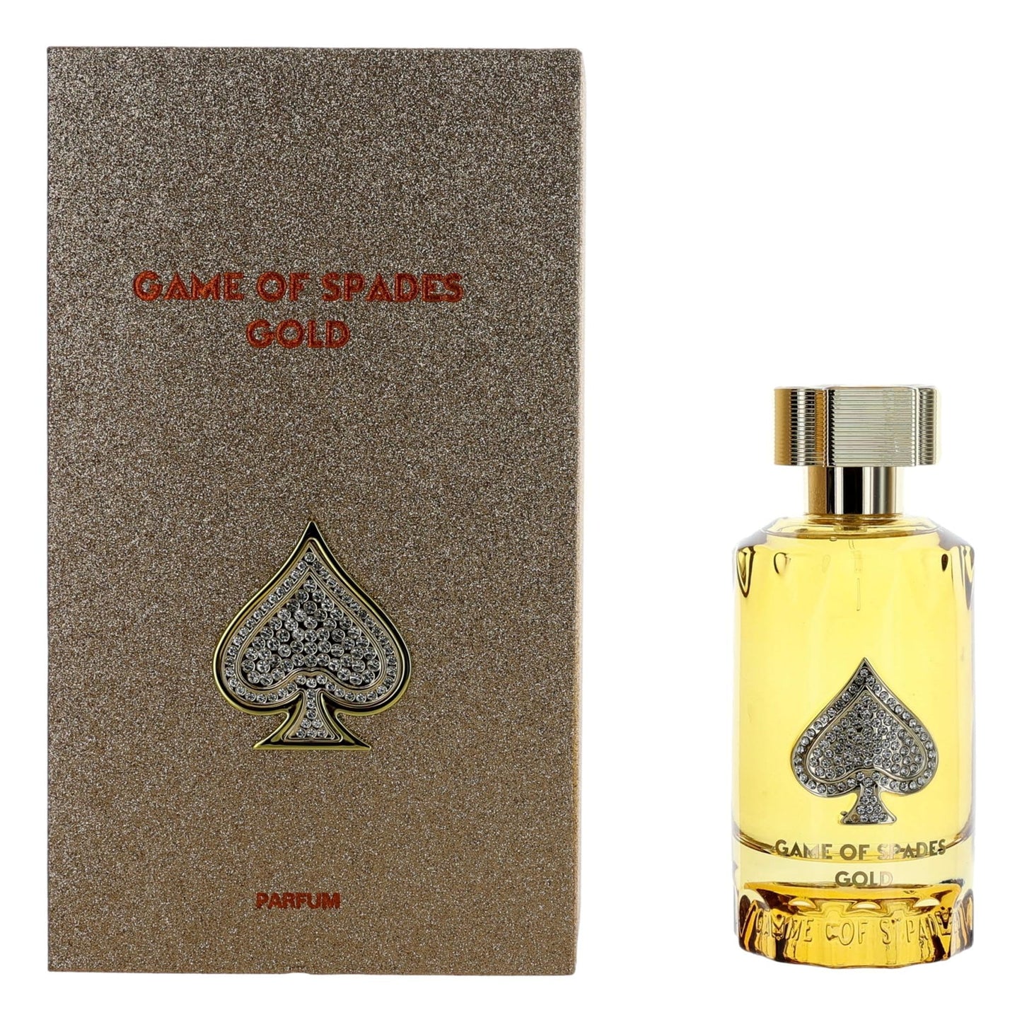 Jo Milano Game of Spades Gold Parfum Spray | 3.4 oz (100ml) | Fruity, Amber, Sweet, Musky, Patchouli Scent | Long Lasting Fragrance for Men and Women Beauty & Personal Care Jo Milano