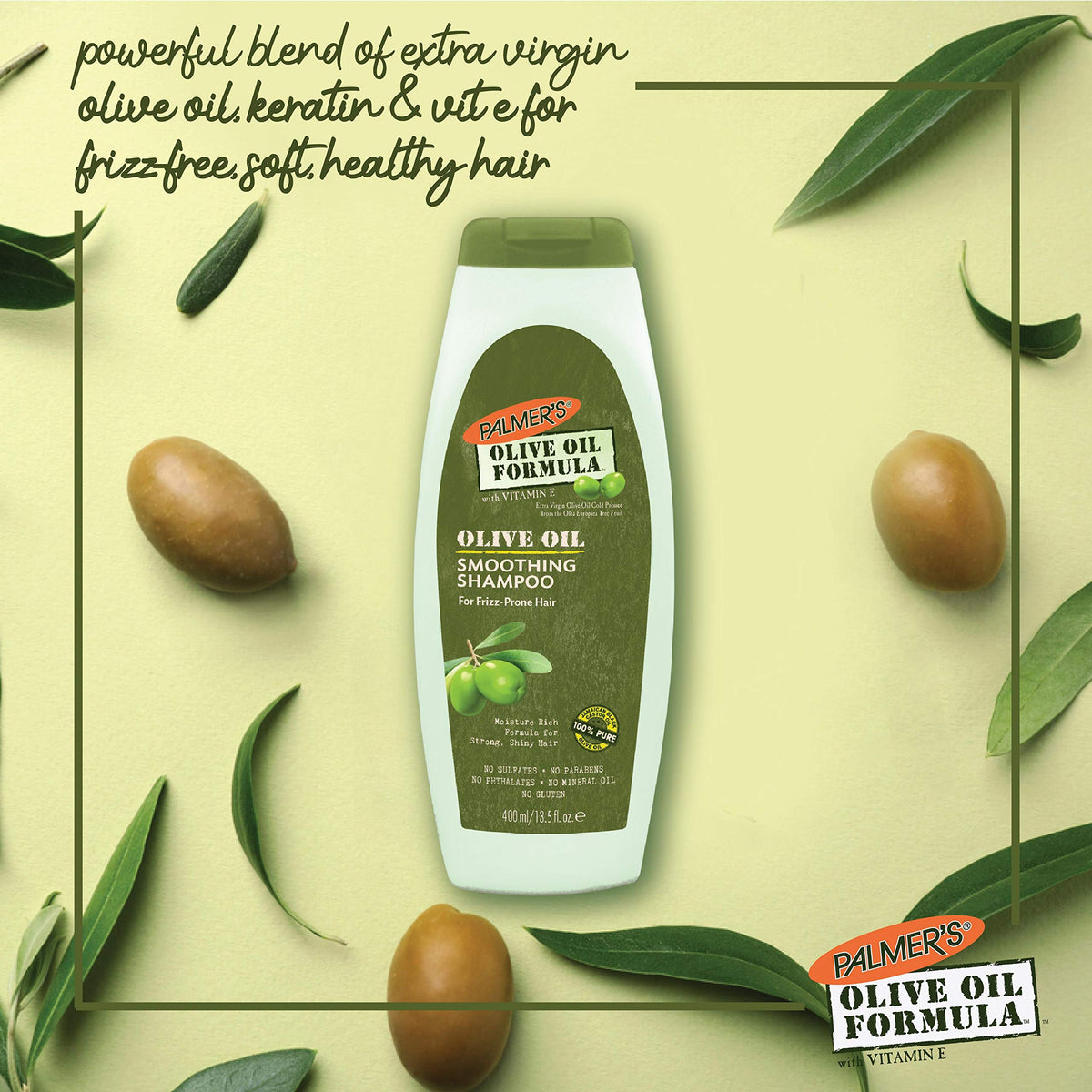 Palmer's Olive Oil Smoothing Shampoo, 13.5 Ounce