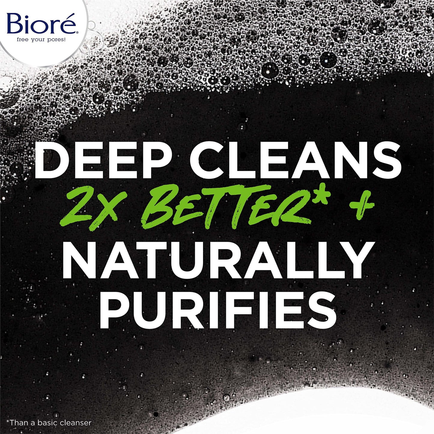 Bioré Deep Pore Charcoal Daily Face Wash, 6.77 Fl oz, with Deep Pore Cleansing for Dirt and Makeup Removal From Oily Skin Beauty & Personal Care Bioré