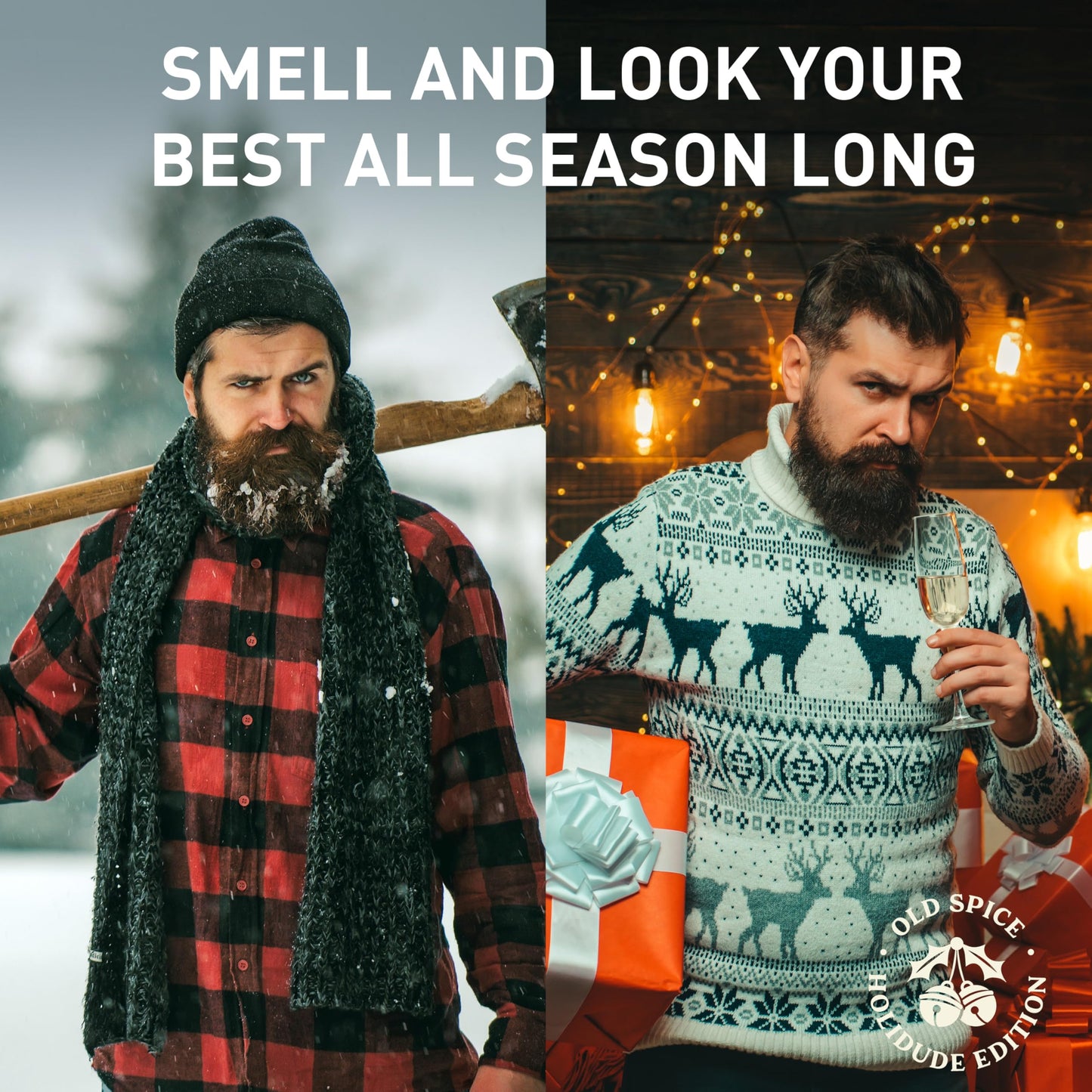 Old Spice Body Wash for Men, Holidudes Holiday Edition, 24/7 Holiday Freshness, Lasting Scent and Rich Lather, Stocking Stuffer, Jacked Frost Frosted Beauty & Personal Care Old Spice