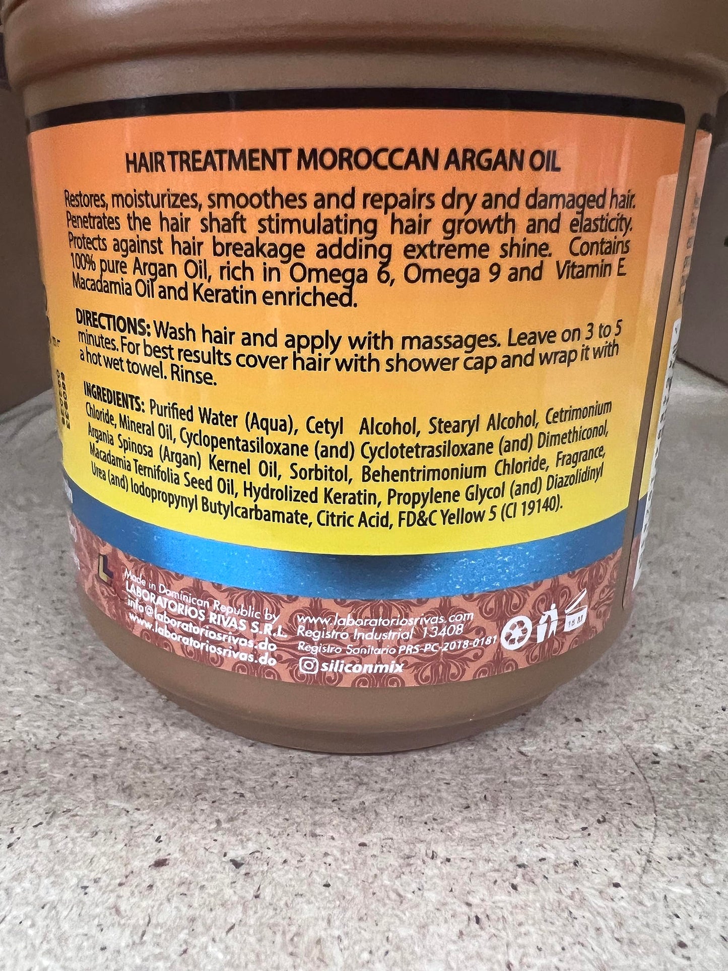 Silicon Mix Moroccan Argan Oil 4-Piece Set: Repairing Dry, Damaged Hair Beauty & Personal Care Silicon Mix
