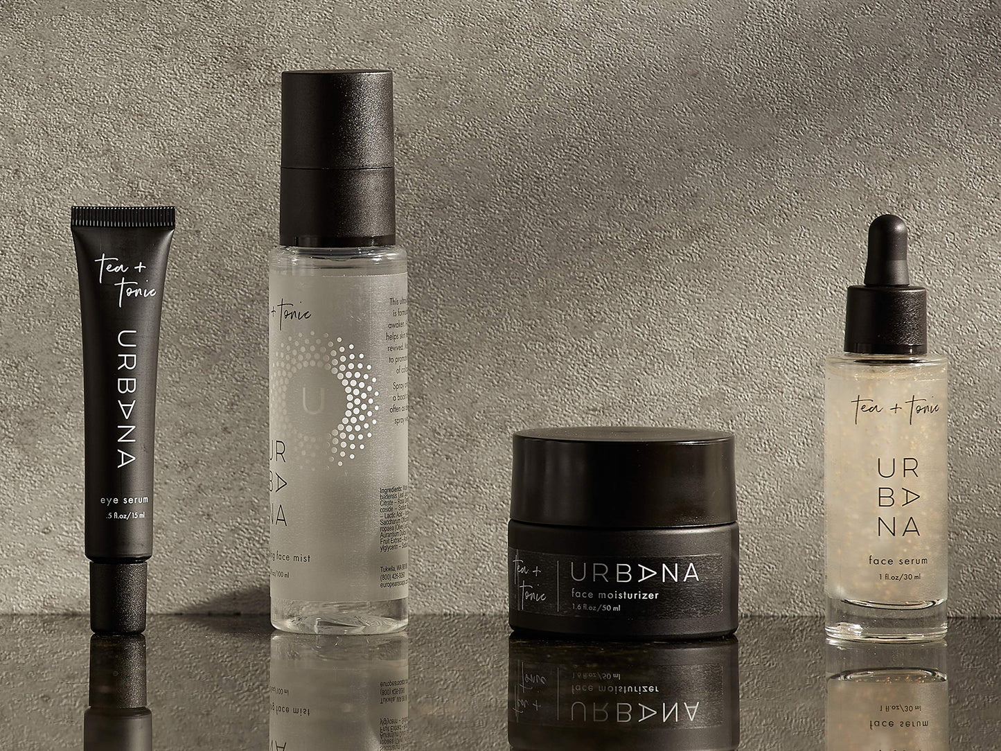 Urbana Tea + Tonic Collection Spa Facial Skincare, 15ml, Eye Serum Beauty & Personal Care Urbana