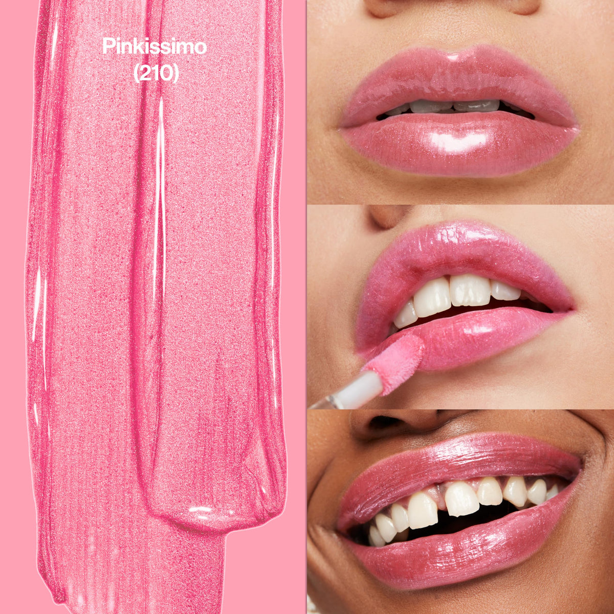 Revlon Super Lustrous Lip Gloss, Non-Sticky, Hydrating, High Shine Finish, 210 Pinkissimo, 0.13 oz Beauty & Personal Care REVLON