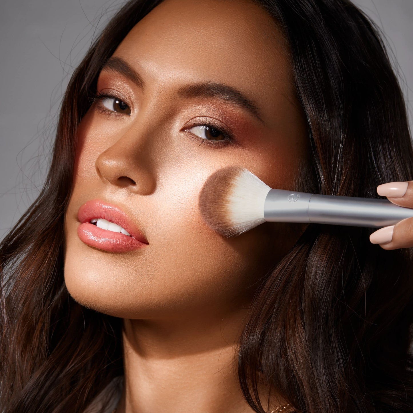 EcoTools Precious Metals Cheek & Eye Highlight Makeup Brush Kit, for Eyeshadow, Blush, & Powder Products, Eco Friendly, Cruelty Free Face Brushes Beauty & Personal Care EcoTools