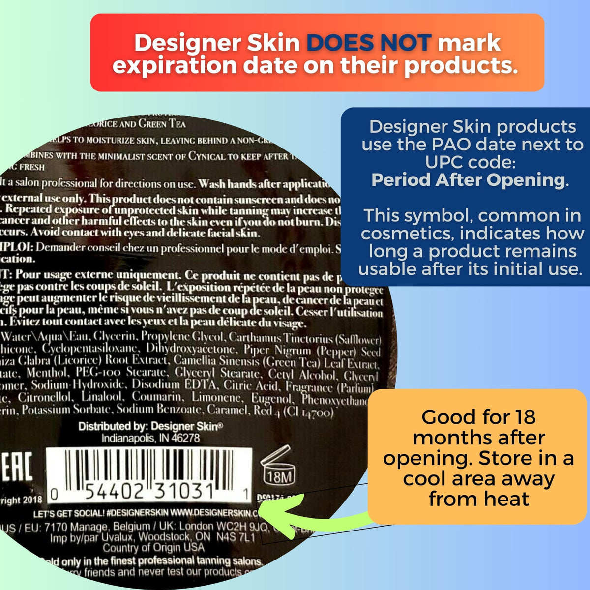 Australian Gold Designer Skin Escapade Quadruple Bronzer Indoor Outdoor Bronzer Tanning Lotion 13.5 fl oz
