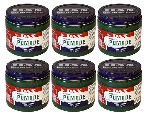 Dax Pomade (Bergamot) 14 Ounce Jar (414ml) (6 Pack) Beauty & Personal Care DAX
