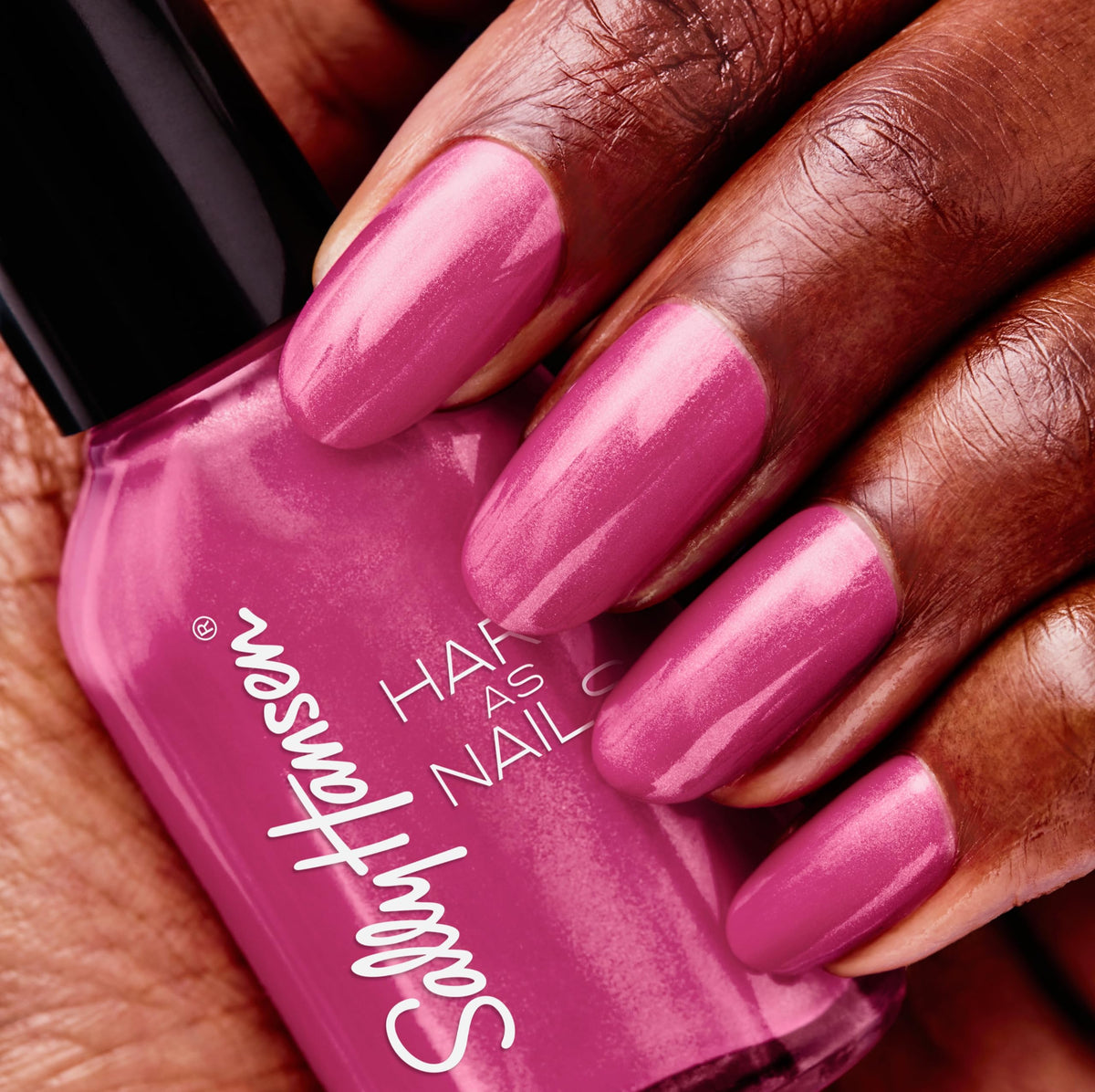 Sally Hansen Hard as Nails, Heart of Stone, Long Lasting, Chip Resistant, Opaque, Shiny Pink Nail Polish Beauty & Personal Care Sally Hansen