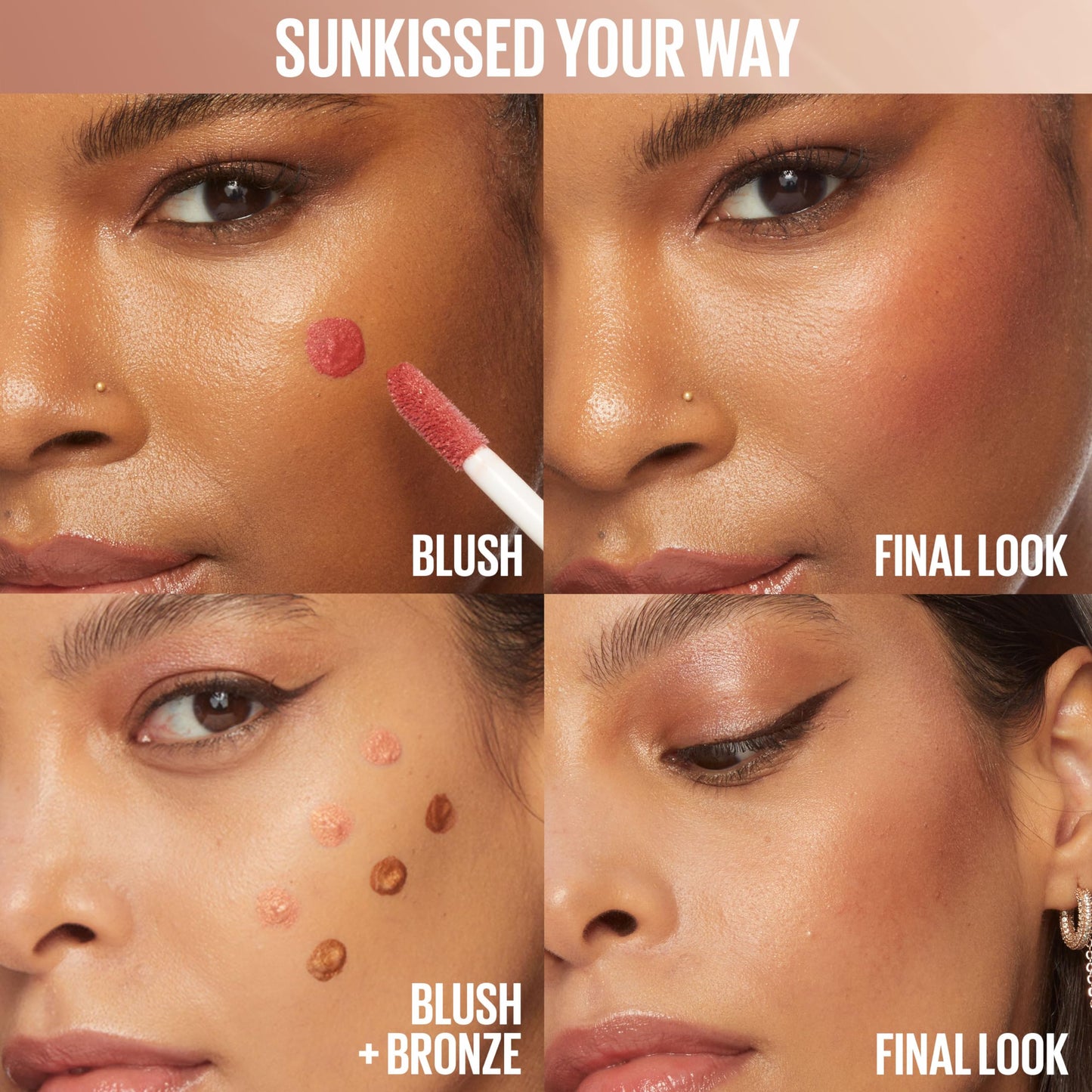 Maybelline Sunkisser Multi-Use Liquid Blush and Bronzer, Blendable, Longwear, Glowy Make Up, Electric Bronze, 1 Count Beauty & Personal Care MAYBELLINE