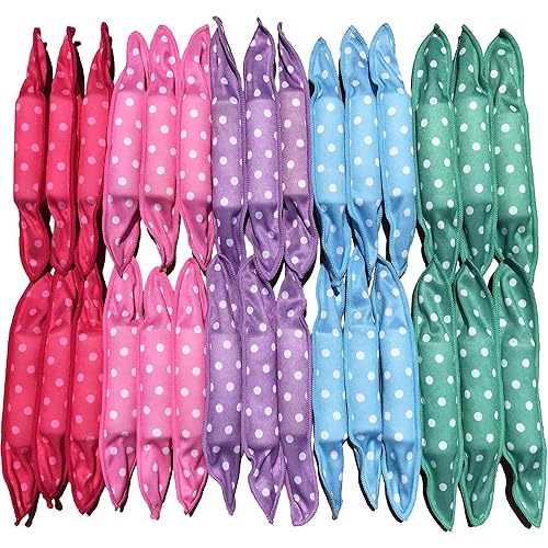 40Pcs Soft Curlers To Sleep In Overnight Hair Rolllers Curlers For Long Hair Pillow Sponge Rollers For Curly Hairstyle Beauty & Personal Care Dababell