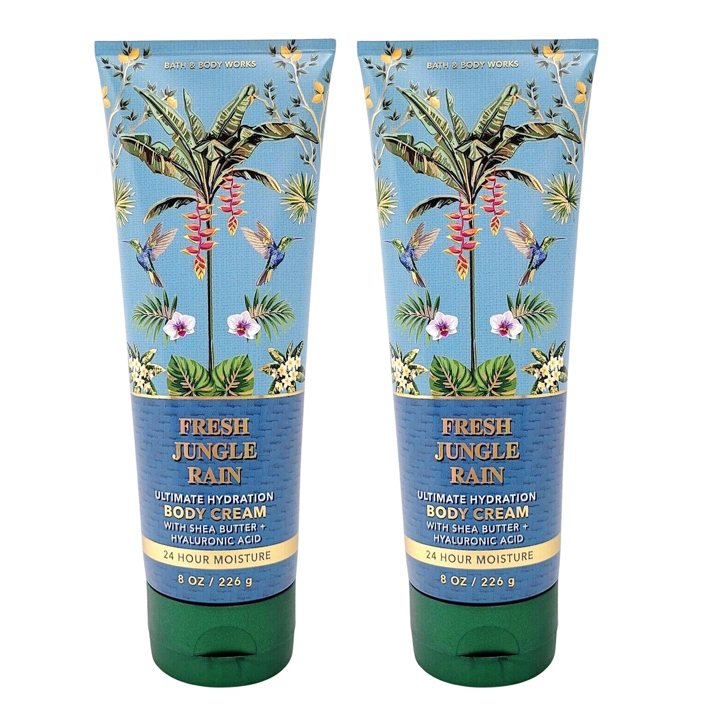 Bath & Body Works Ultimate Hydration Body Cream Pack of 2 (Fresh Jungle Rain),8.0 fluid_ounces Beauty & Personal Care Bath & Body Works