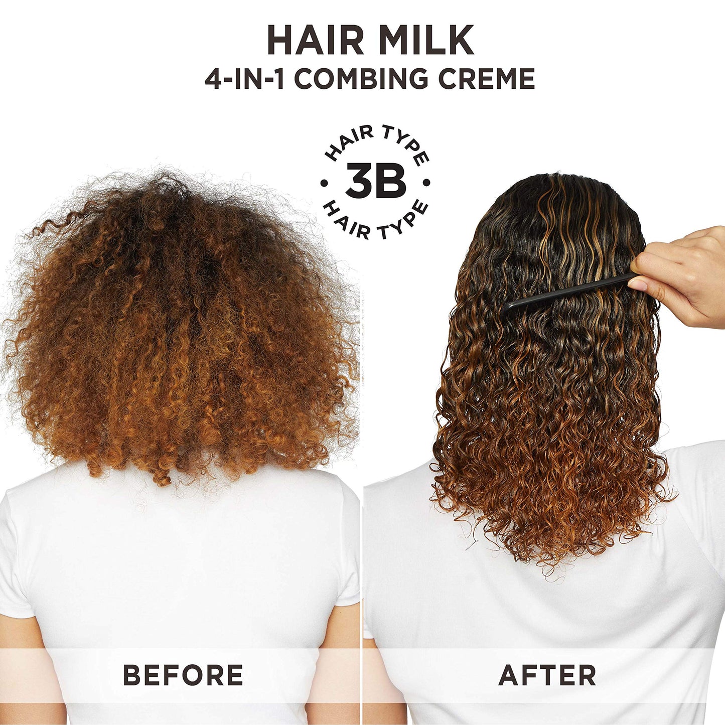 Carol’s Daughter Hair Milk 4 in 1 Combing Creme for Curls, Coils and Waves, with Agave and Olive Oil, Hair Detangler, Curl Cream, 8 fl oz Beauty & Personal Care Carol's Daughter