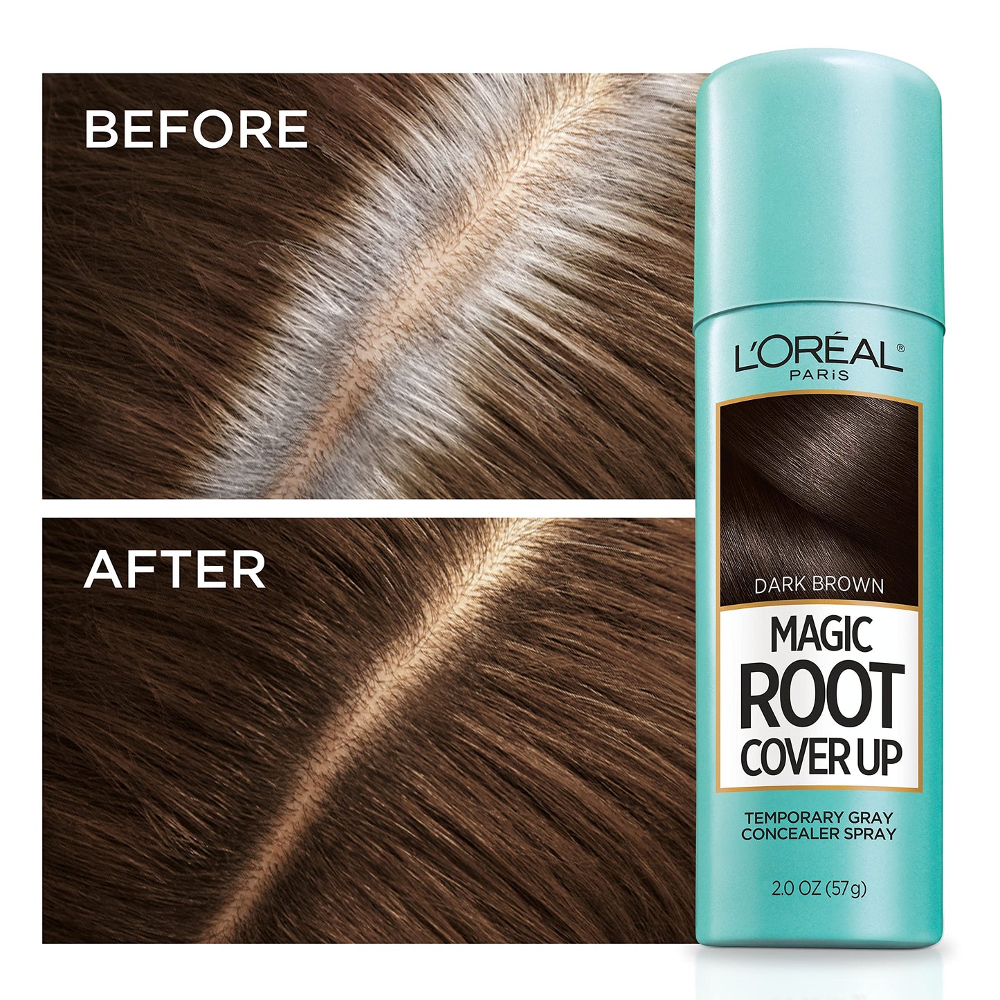 L'Oreal Paris Magic Root Cover Up Temporary Concealer Spray for Gray Hair, Bright Red, 2 Oz Beauty & Personal Care L'Oreal Paris