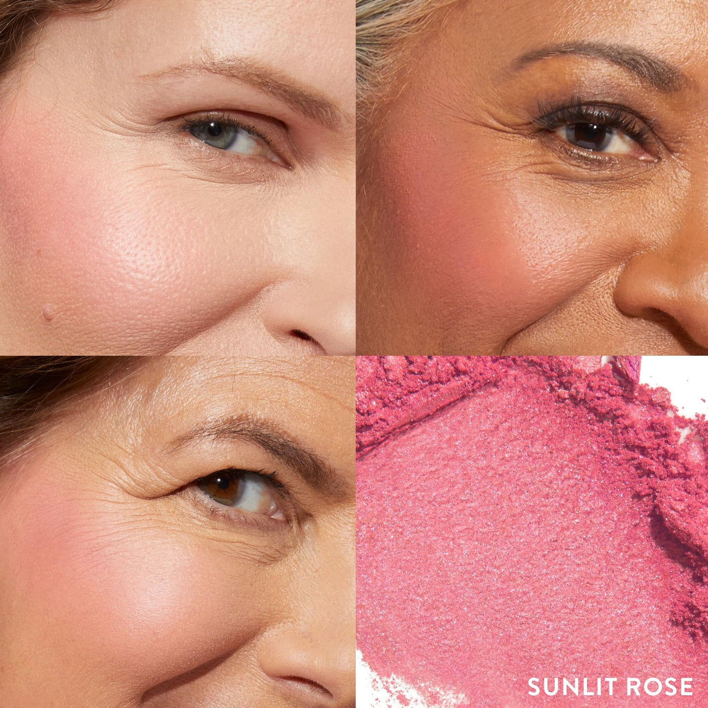 LAURA GELLER NEW YORK Baked Blush-n-Brighten Marbleized Blush for Cheeks - Sunlit Rose - Satin Finish - Buildable Color Beauty & Personal Care LAURA GELLER NEW YORK
