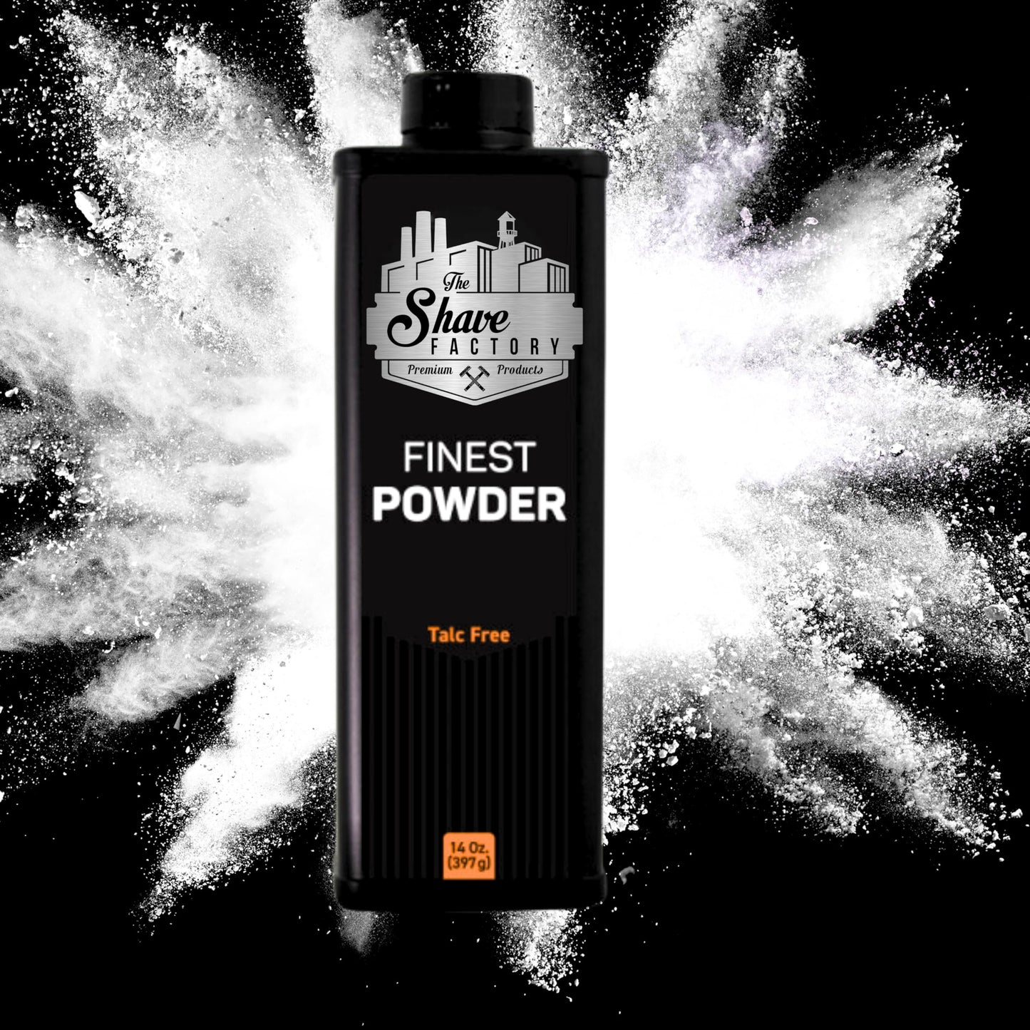 the shave factory Barber Best After Haircut or Shave Powder, White, Neutral, Classic Deodorizing Powder for Men, Protects Against Sweat and Body Odor Beauty and Personal Care the shave factory
