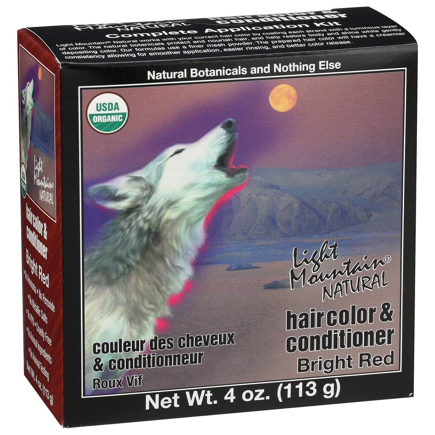 LIGHT MOUNTAIN 187013 Natural Hair Color 3 Piece -bright Red, 4 Ounce (Pack of 3) Beauty & Personal Care LIGHT MOUNTAIN
