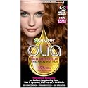 Garnier Olia Ammonia Free Permanent Hair Color, 100% Gray Coverage (Packaging May Vary), 6.43 Light Natural Auburn, Red Hair Dye, Pack of 1 Beauty & Personal Care Garnier
