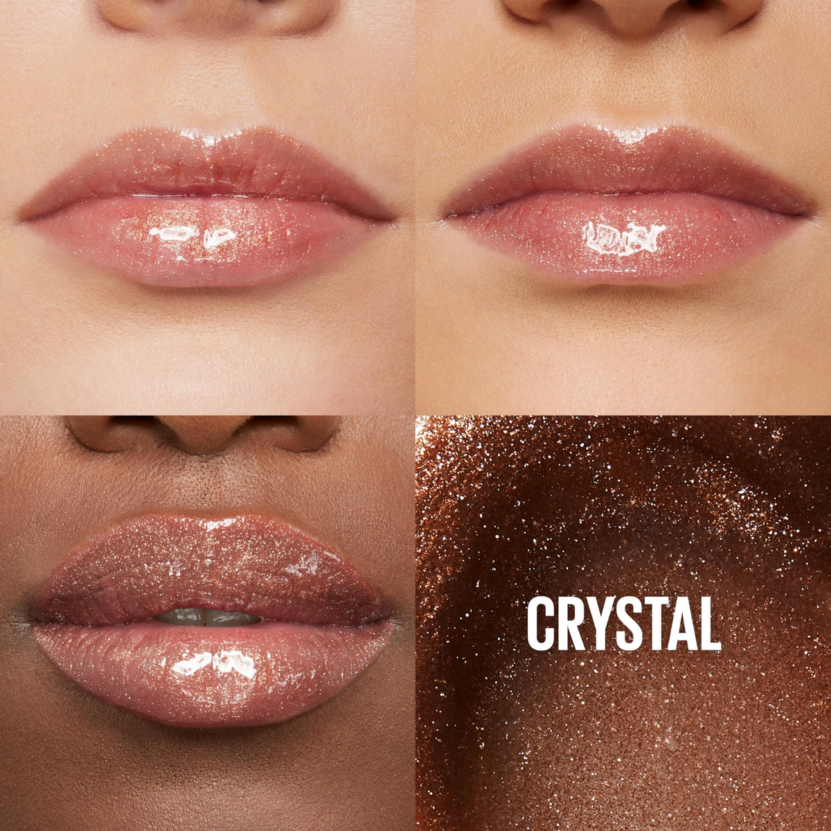 Maybelline Lifter Gloss, Hydrating Lip Gloss with Hyaluronic Acid, High Shine for Plumper Looking Lips, Crystal, Golden Neutral, 0.18 Ounce Beauty & Personal Care MAYBELLINE