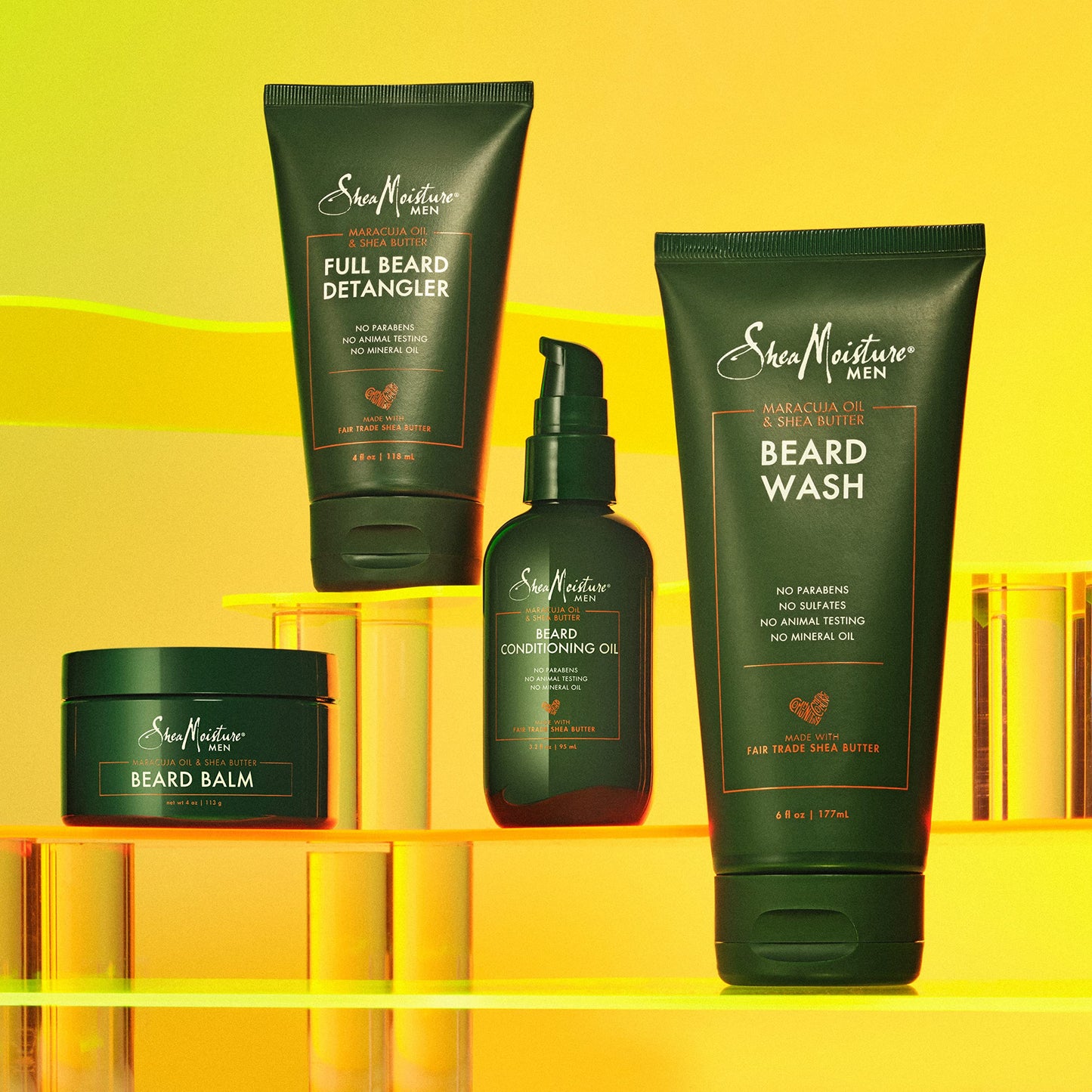 SheaMoisture Beard Care Set - Beard Wash & Full Beard Detangler with Shea Butter & Maracuja Oil, Gifts for Men (2 Piece Set) Beauty & Personal Care SheaMoisture