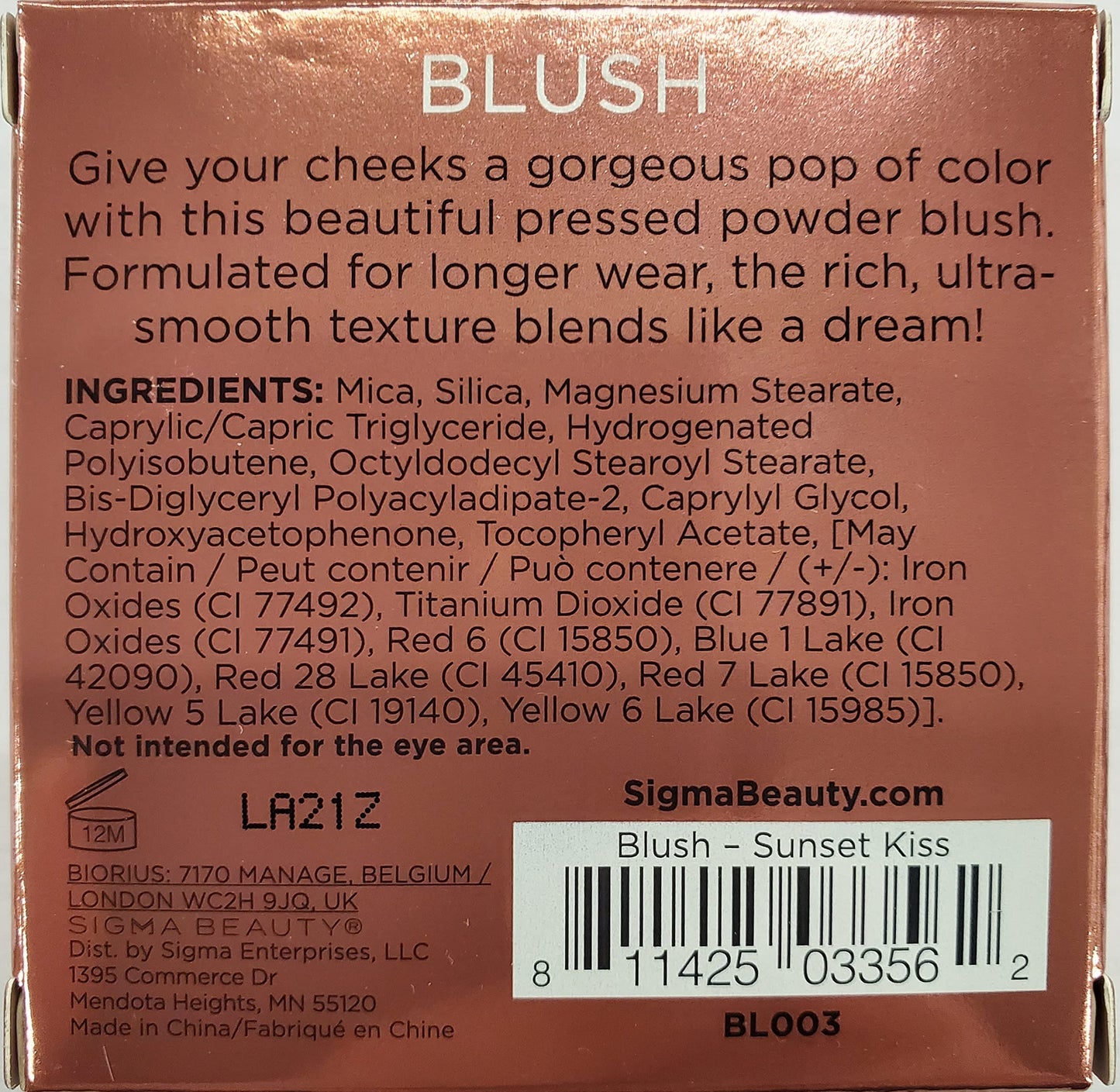 Sigma Beauty Warm Pink-Coral Matte Blush Palette - Long Lasting Blush Pressed Powder - Gluten Free, Cruelty Free, Vegan Makeup Palette - Sunset Kiss Beauty & Personal Care Sigma Beauty