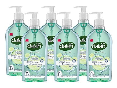 Dalan Fresh Cucumber Multicare Ultra Moisturizing Liquid Hand Soap for Normal and Dry Hands Fresh Clean and Soft Feeling (13.5 Fl Oz / 400 mL (Pack Beauty & Personal Care Dalan