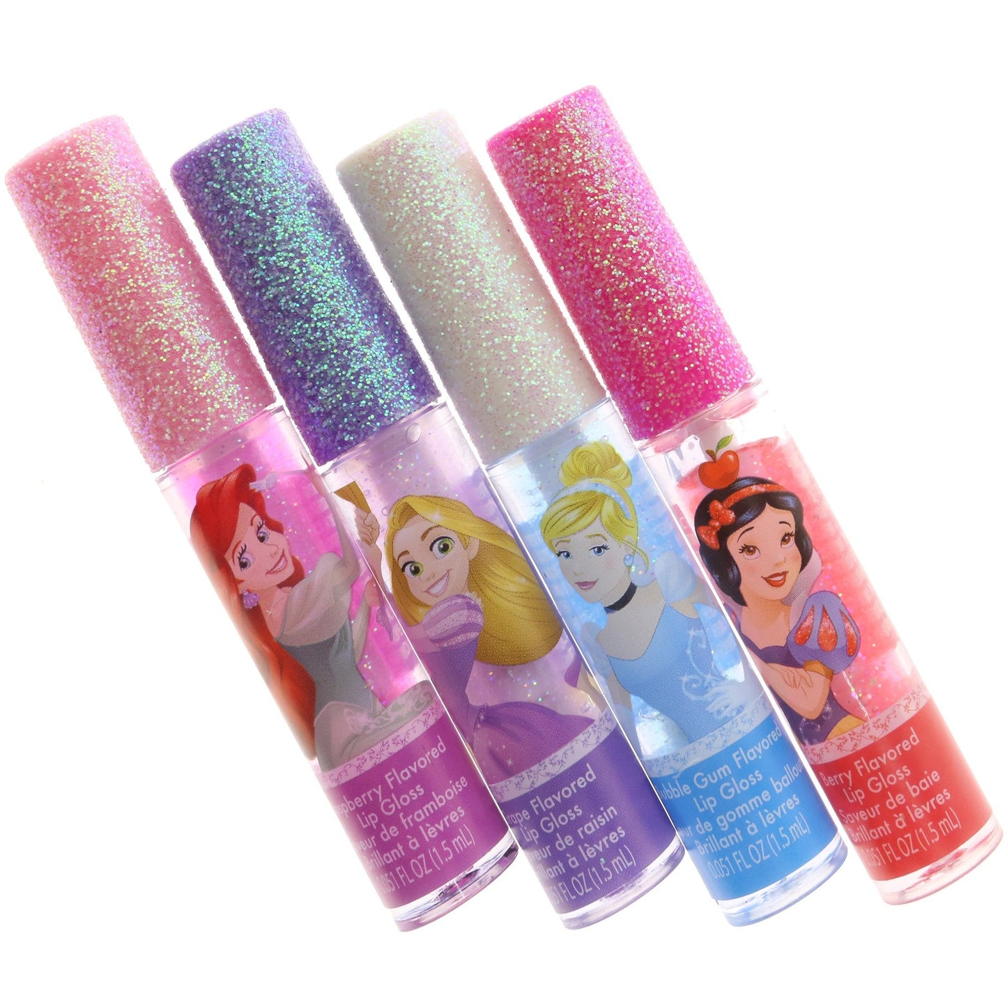TownleyGirl Disney Princess Super Sparkly Lip Gloss Set, 0.05 Fl Oz (Pack of 7) Beauty & Personal Care Townley Girl