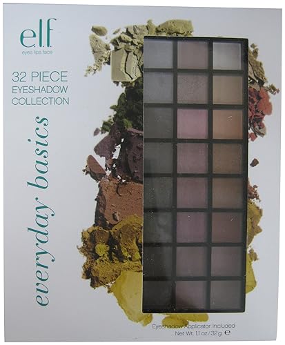 E.l.f. Eyeshadow Collection-32 Shades Everyday Basics, Beauty & Personal Care e.l.f.
