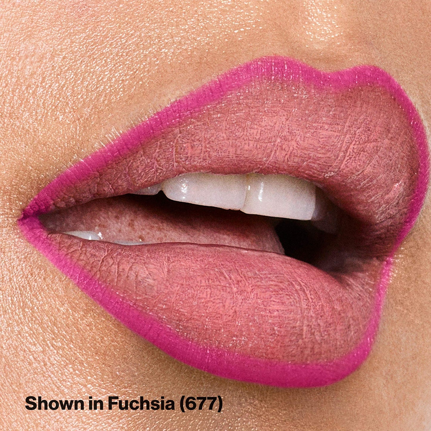 Revlon Lip Liner, Colorstay Lip Makeup with Built-in-Sharpener, Longwear Rich Lip Colors, Smooth Application, 677 Fuchsia, 0.01 oz Beauty & Personal Care REVLON