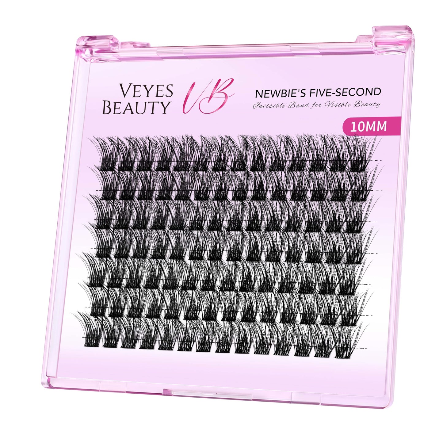 VEYESBEAUTY Lash Clusters Individual Eyelash Extensions Thin & Invisible Band DIY False Eyelashes for Self-application Newbie's Five-Second Series Beauty and Personal Care VEYESBEAUTY Default Title