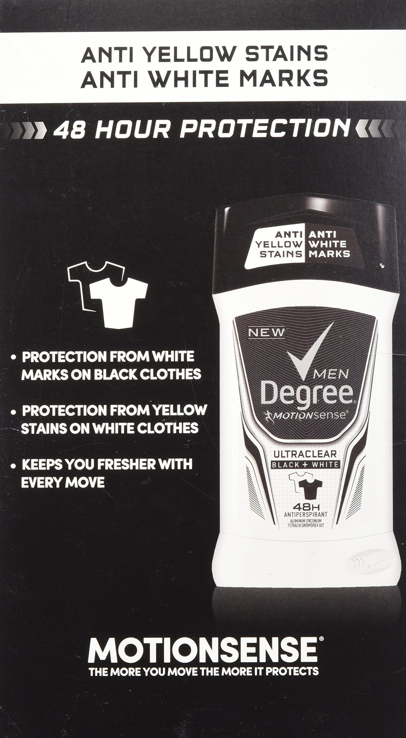 Degree Men Adrenaline Series Antiperspirant & Deodorant 2.7oz 5pack +1.7oz extra Beauty and Personal Care Degree