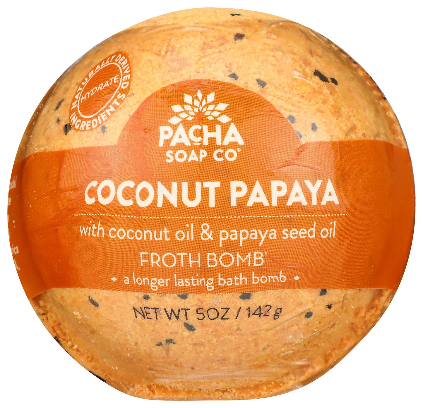 PACHA SOAP Coconut Papaya Froth Bomb, 5 OZ Beauty & Personal Care Pacha Soap Co