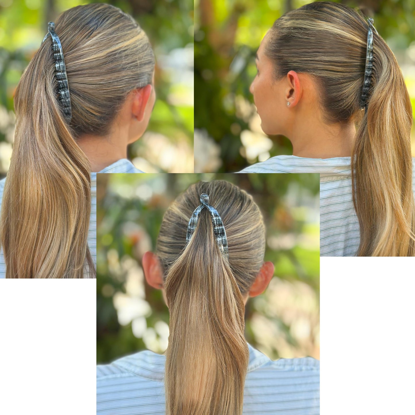 Camila Paris CP3101 French Large Banana Clip Hair Comb, Classic Banana Clips Hair for Thick Hair Ponytail Holder Interlocking Styling Clips for Women Beauty & Personal Care Camila