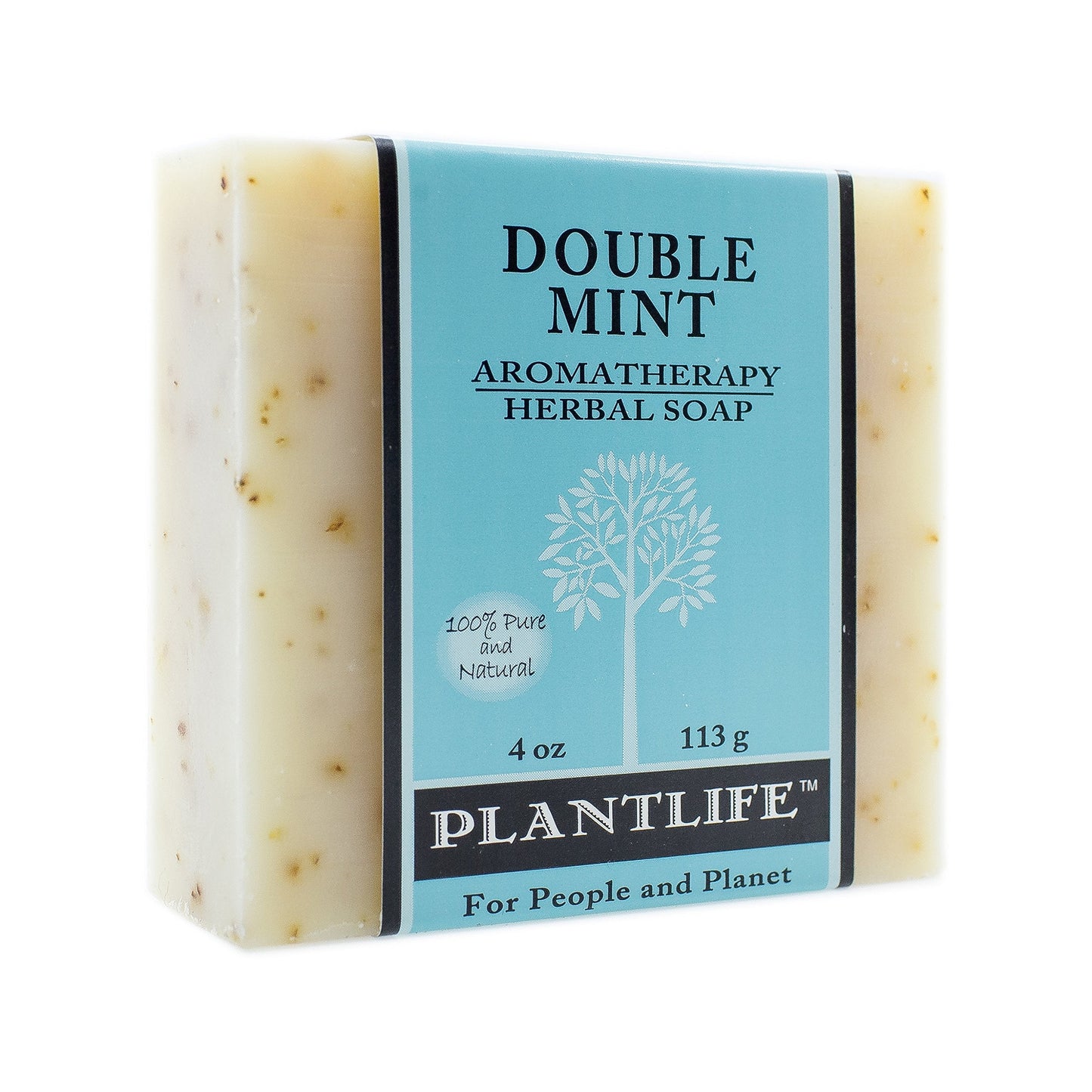 Plantlife Double Mint Bar Soap - Moisturizing and Soothing Soap for Your Skin - Hand Crafted Using Plant-Based Ingredients - Made in California 4oz Beauty & Personal Care Plantlife