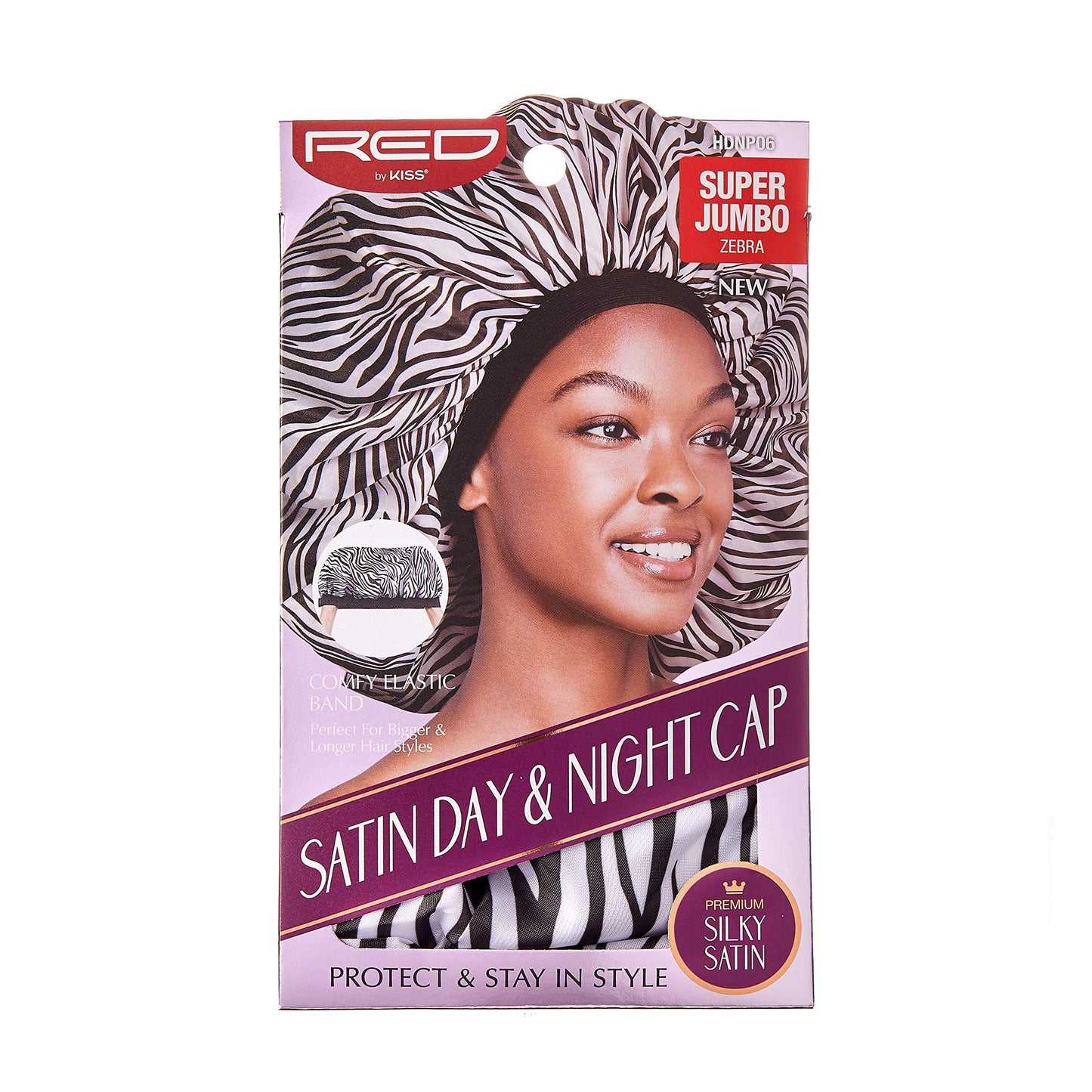 Red by Kiss Premium Quality Silky Satin Day & Night Cap Beauty and Personal Care Red by Kiss