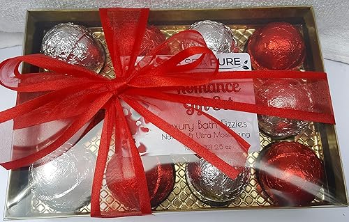 Spa Pure Romance Bath Bombs: Luxury Bath Bomb Gift Set, 12 bath bombs, 2.25 oz each, ultra-moisturizing, makes a nice gift Beauty & Personal Care Spa Pure