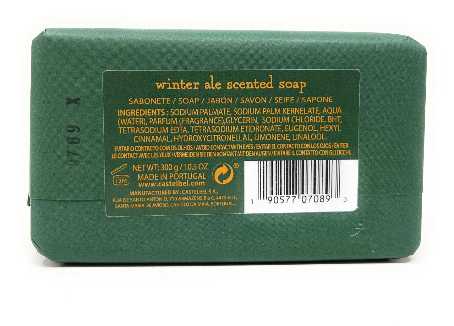 Castelbel Bring on the Cheer Winter Ale Scented Luxury Soap, 10.5 Ounces Beauty & Personal Care Castelbel