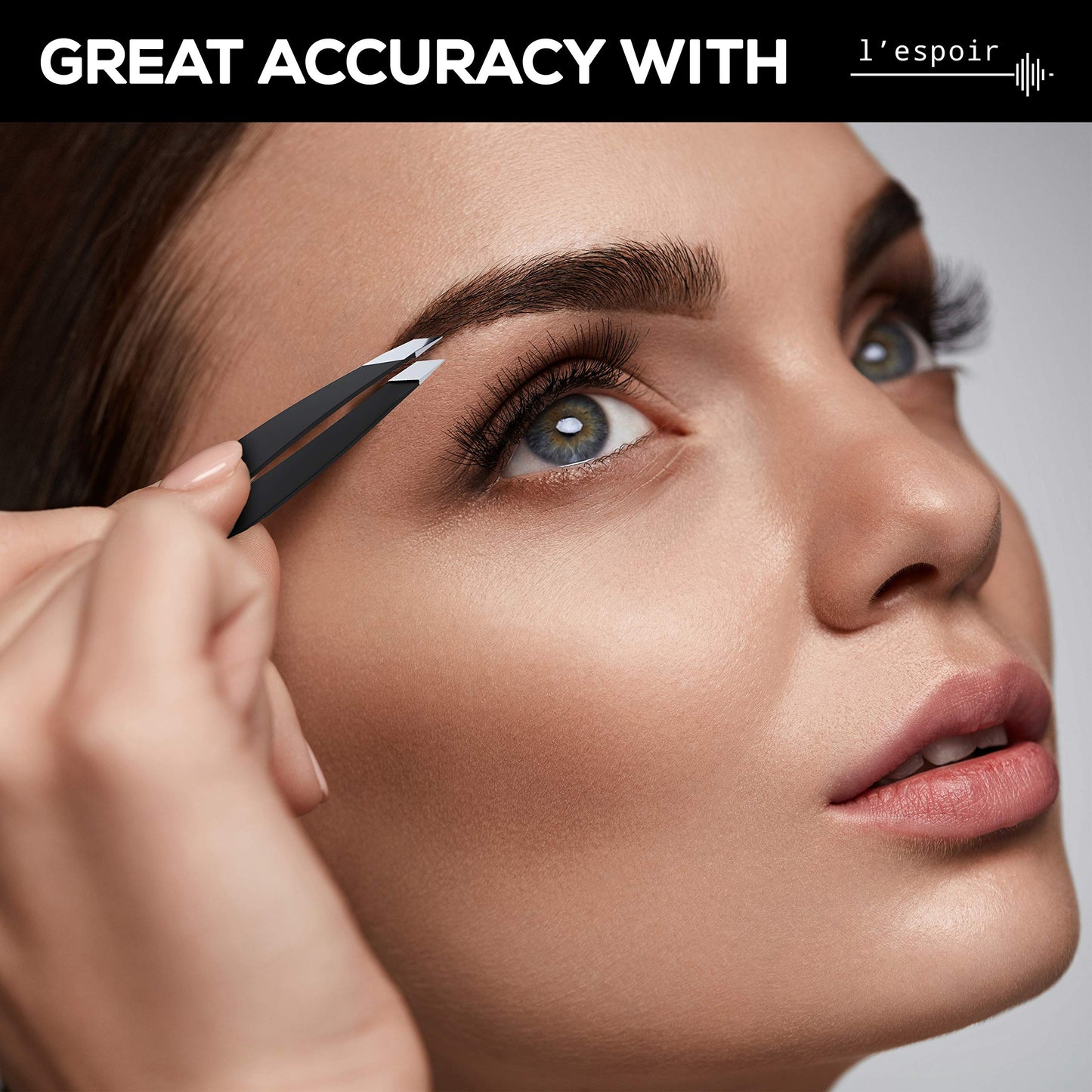 L’espoir High Precision Slant Tweezers with Perfect Alignment (Rust-Free, Stainless Steel) Best for Daily Beauty Routine - Single Piece for Men Beauty & Personal Care L’espoir