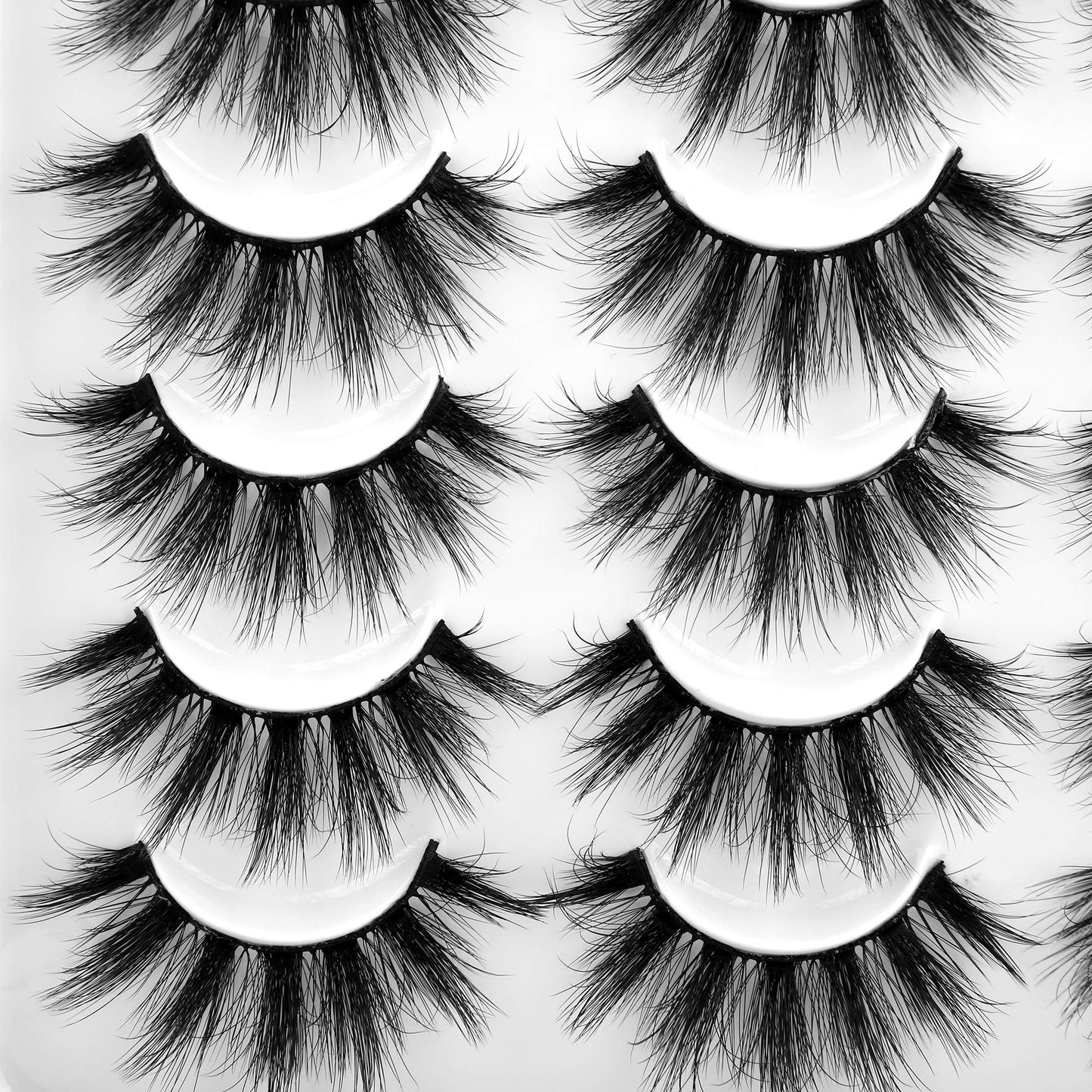 Lanflower Fake Eyelashes Natural Look Dramatic 3D Lashes Pack Faux Mink 20 Pairs 4 Styles Beauty & Personal Care LANFLOWER