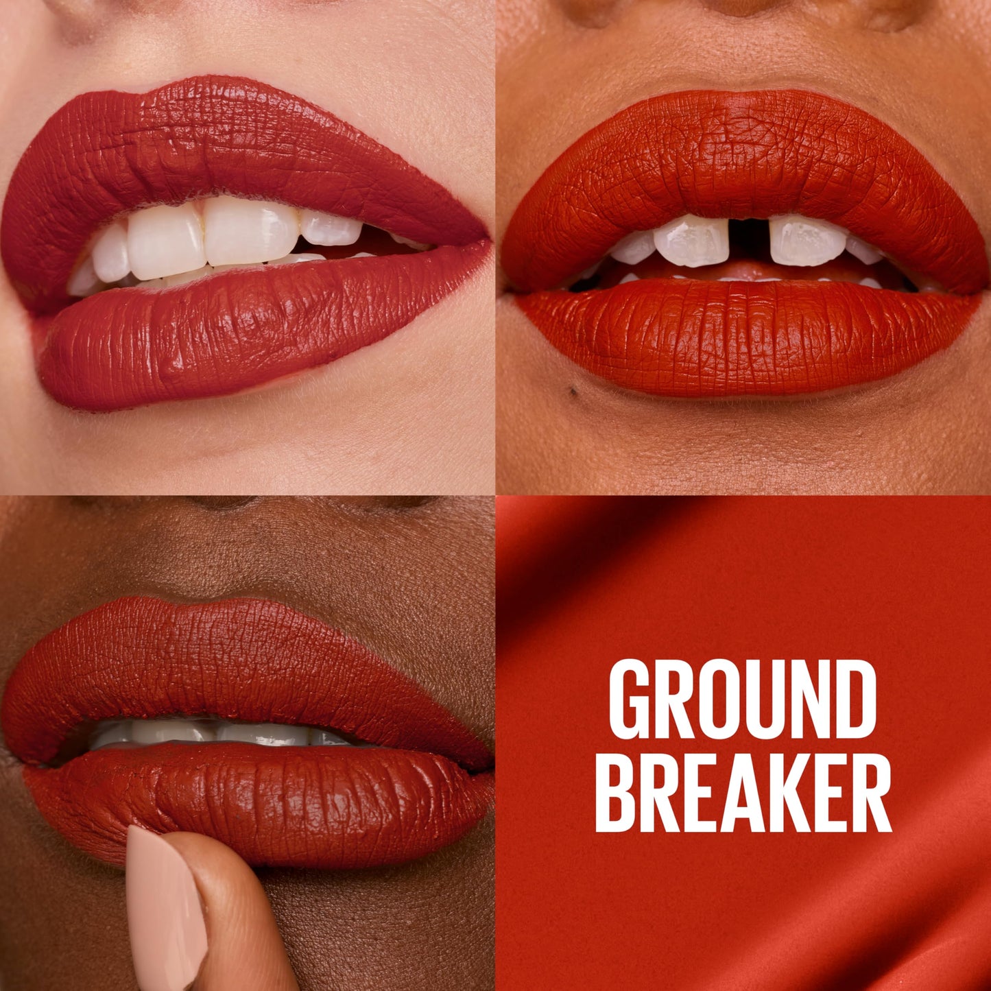 Maybelline Super Stay Matte Ink Liquid Lipstick Makeup, Long Lasting High Impact Color, Up to 16H Wear, Ground-Breaker, Maple Leaf Red, 1 Count Beauty & Personal Care MAYBELLINE