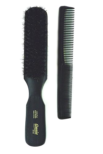 Annie Soft Mini Wave Brush #2123-100% Pure Boar Bristles, Reinforced Bristles, Black, Unisex, Wavy Hair Beauty & Personal Care Annie