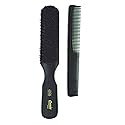Annie Soft Mini Wave Brush #2123-100% Pure Boar Bristles, Reinforced Bristles, Black, Unisex, Wavy Hair Beauty & Personal Care Annie